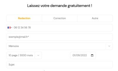 Guide de commande 1