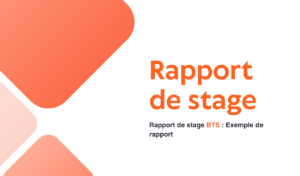 Rapport de stage BTS