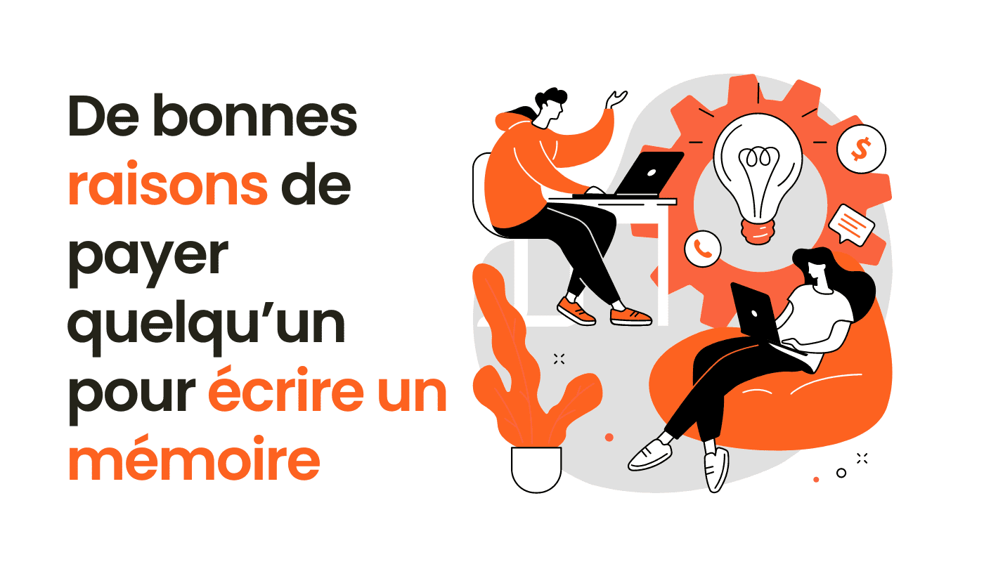 payer quelqu'un pour écrire un mémoire