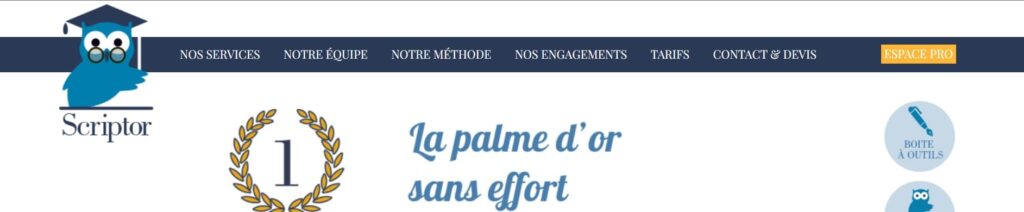 scriptor Plan d’un mémoire