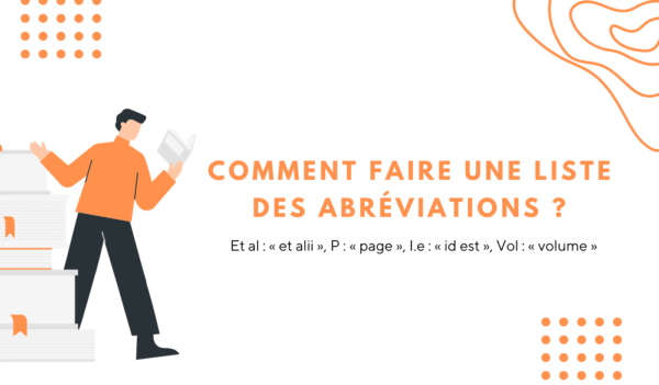 liste des abréviations mémoire