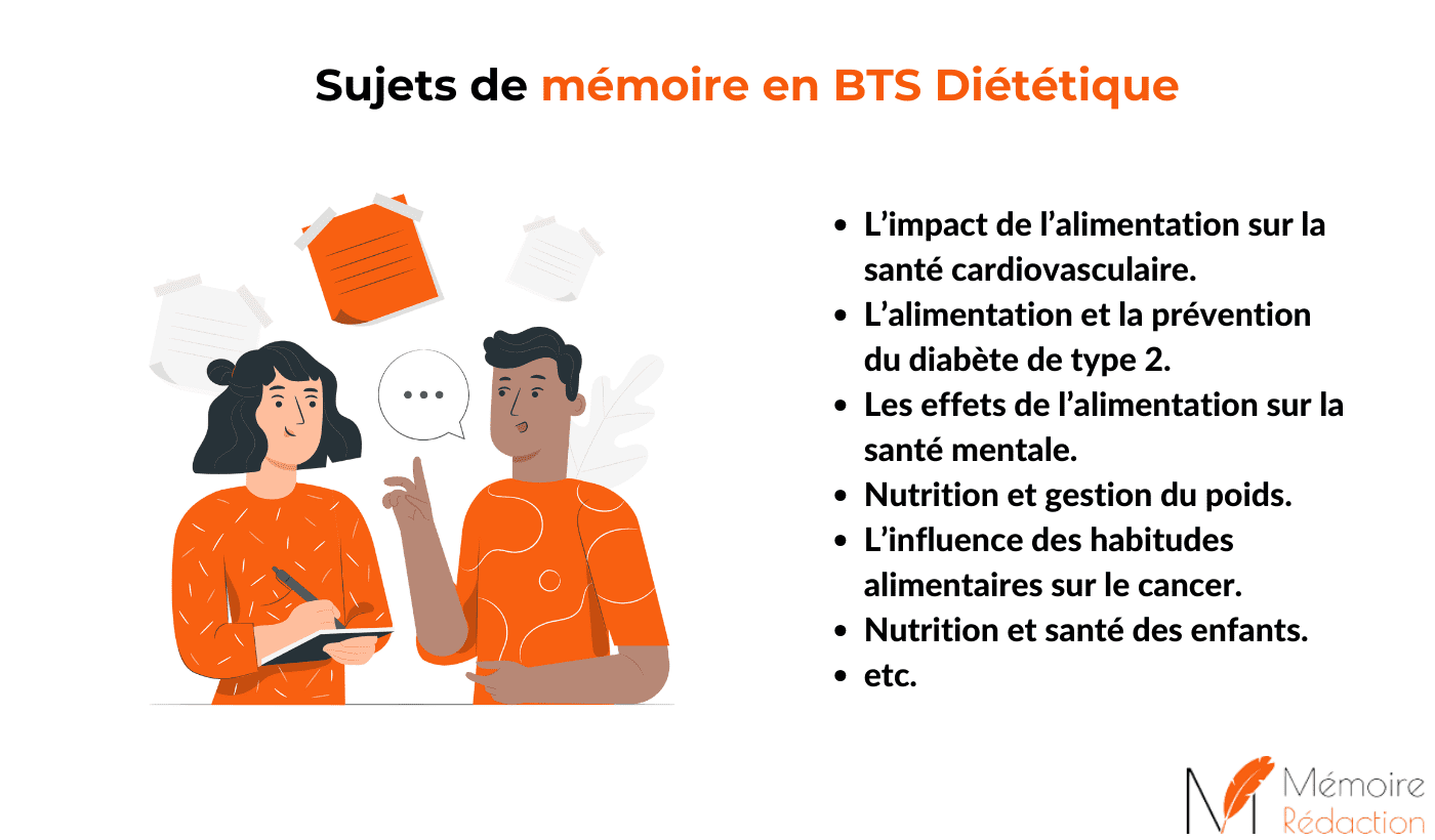 sujet de mémoire diététique