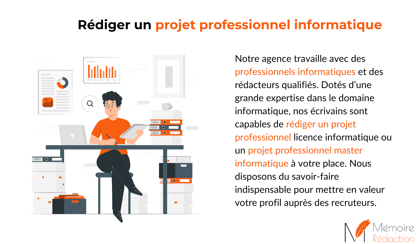 rédiger un projet professionnel informatique
