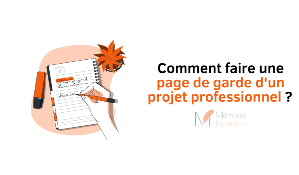 page de garde d'un projet professionnel